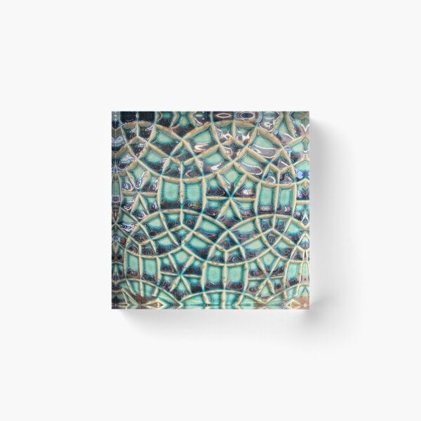 Item preview, Sea Green Glass Tile designed and sold by KristenRising.