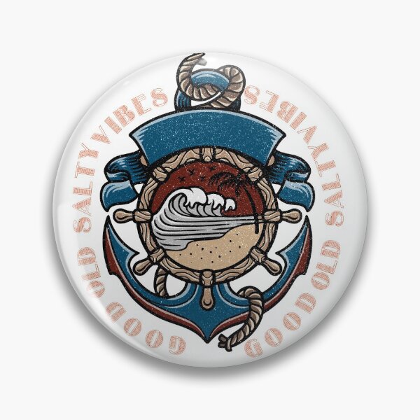 Item preview, Good Old Salty Vibes-Nautical designed and sold by surfcrowd.