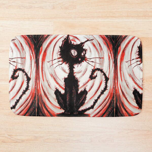 Item preview, Halloween black cat with red designed and sold by Rush Whitacre.