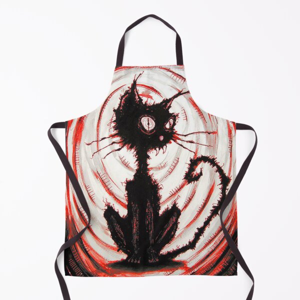 Item preview, Halloween black cat with red designed and sold by Rush Whitacre.