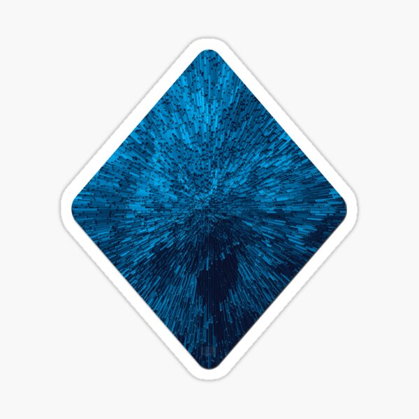 Bold Burst in Blue Sticker