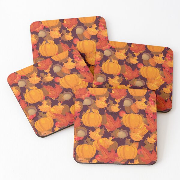 Artikelvorschau, Herbstlaub gemustert entworfen und verkauft von Designs By YL.