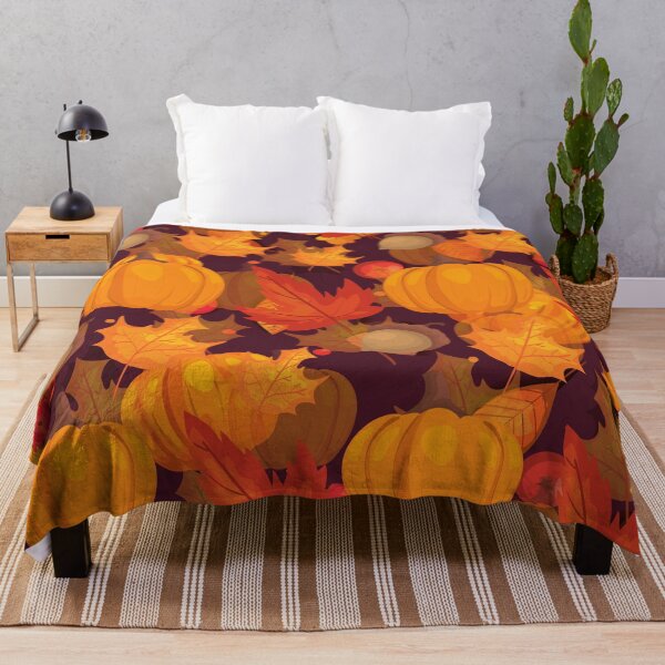 Item preview, Autumn Fall Leaves Patterned designed and sold by Designs By YL.