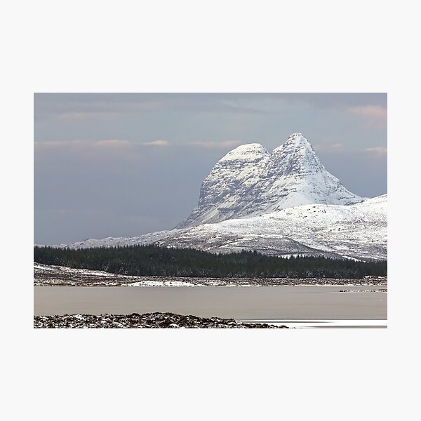 Suilven in Winter Photographic Print