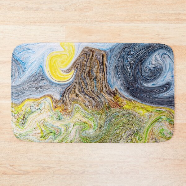 Item preview, Abstract  mountain rock in the night  designed and sold by MoreGoodArt.