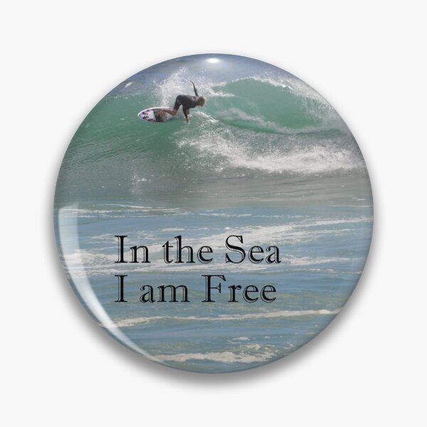 Item preview, In the Sea I am Free - Gold Coast Australia designed and sold by SaltySurfgirl.