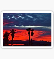New Year Sunset Sticker