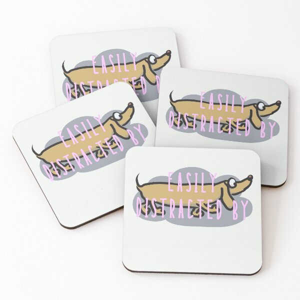 Item preview, Easily Distracted By Wieners - Funny Dachshund Dogs designed and sold by ViewerEqualsPhoton.