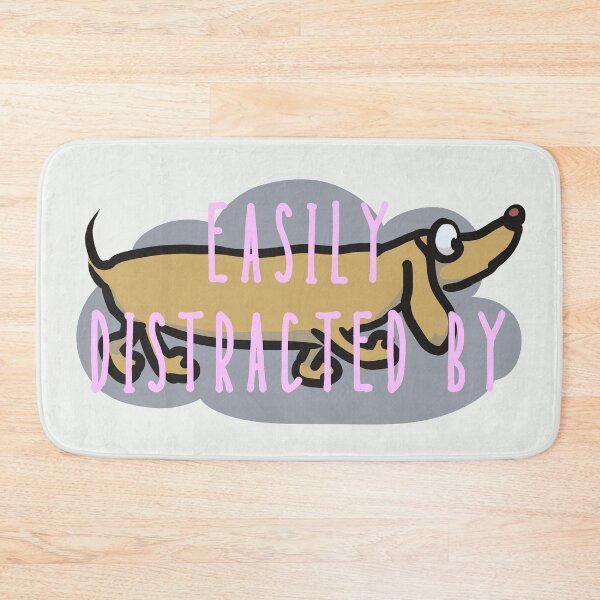 Item preview, Easily Distracted By Wieners - Funny Dachshund Dogs designed and sold by ViewerEqualsPhoton.
