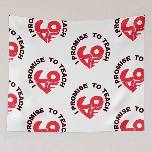 Item preview, I PROMISE TO TEACH LOVE  designed and sold by Artloverperson1.