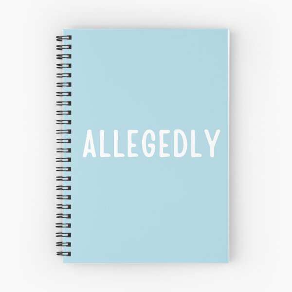 Item preview, Allegedly - lawyer gift (white/grey) #2 designed and sold by PickaSticka.