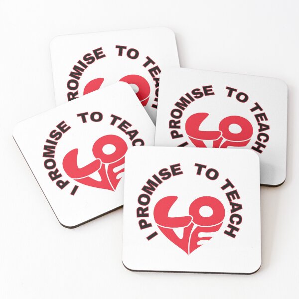 Item preview, I PROMISE TO TEACH LOVE  designed and sold by Artloverperson1.