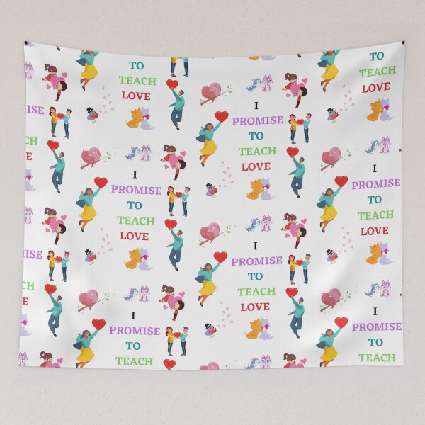 Item preview, I PROMISE TO TEACH LOVE  designed and sold by Artloverperson1.