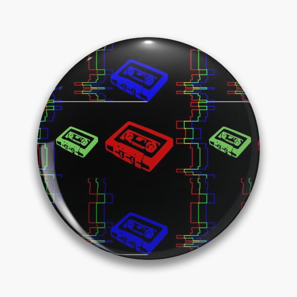 Item preview, Blue Red Green old Cassete pattern designed and sold by IMYGREAT32.