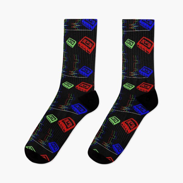 Item preview, Blue Red Green old Cassete pattern designed and sold by IMYGREAT32.
