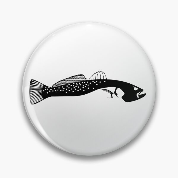 Item preview, black trout  designed and sold by Broken Antler Designs .