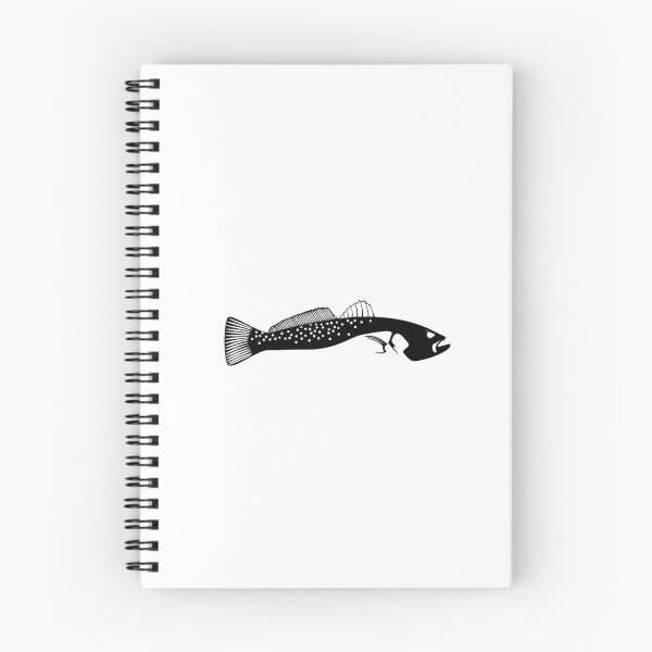 Item preview, black trout  designed and sold by Broken Antler Designs .