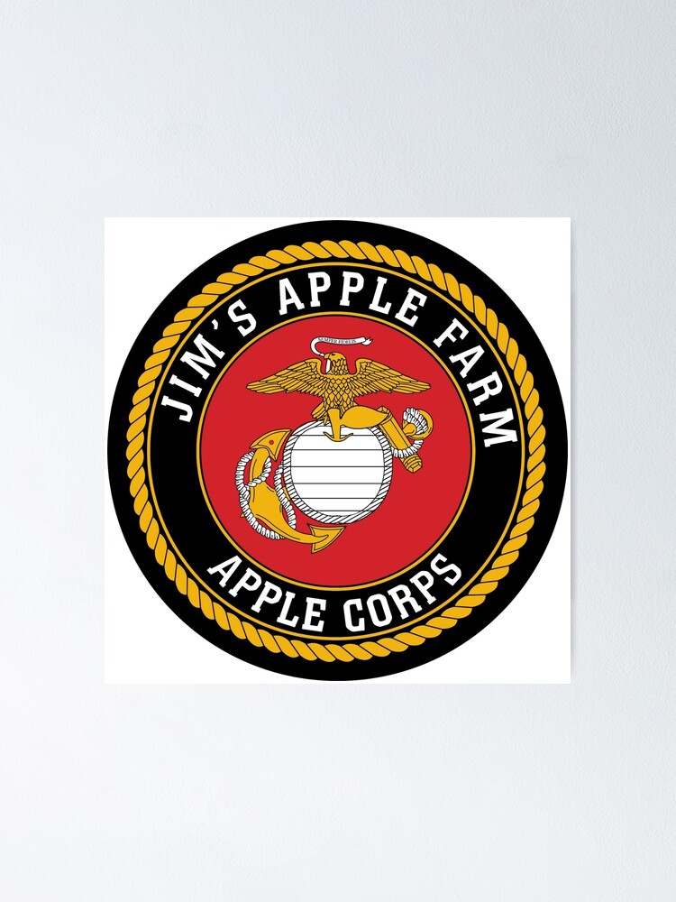 Jim S Apple Barn Apple Corps Poster By Goose3144 Redbubble