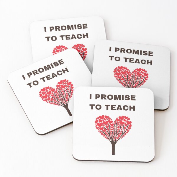 Item preview, I PROMISE TO TEACH LOVE  designed and sold by Artloverperson1.