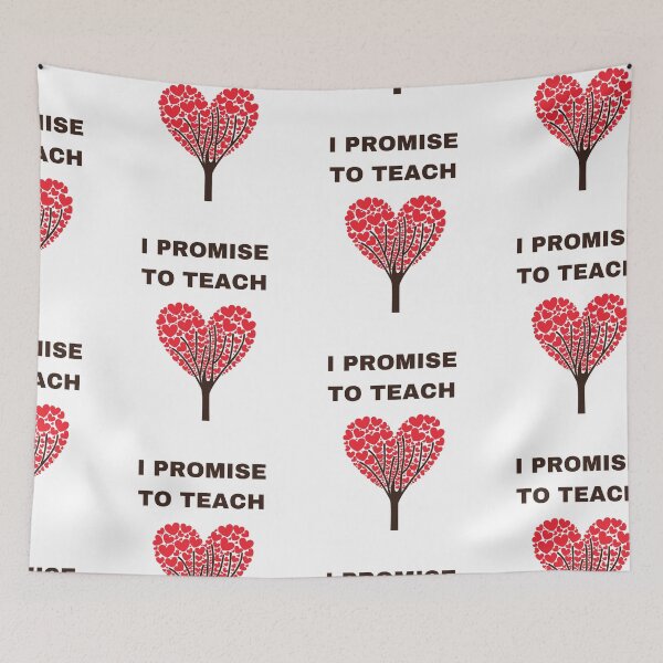 Item preview, I PROMISE TO TEACH LOVE  designed and sold by Artloverperson1.