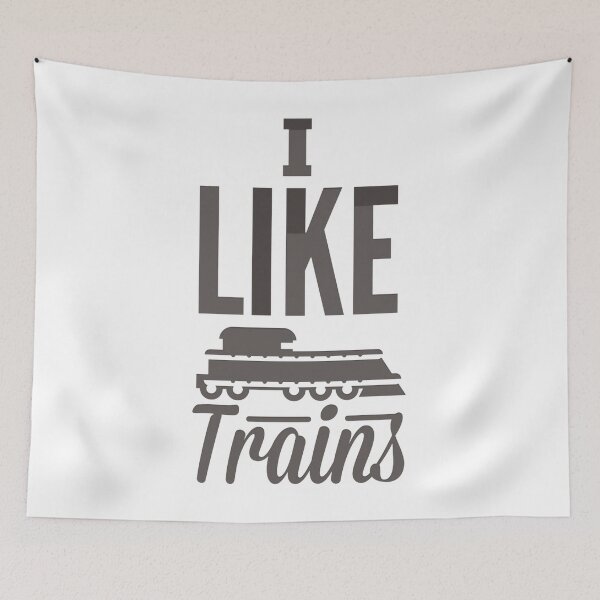 Item preview, I like Trains | Train Lover Art designed and sold by Frenur.