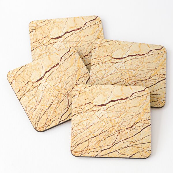 Item preview, Bright Orange Veiny Marble Stone Design designed and sold by Piper-Deals.