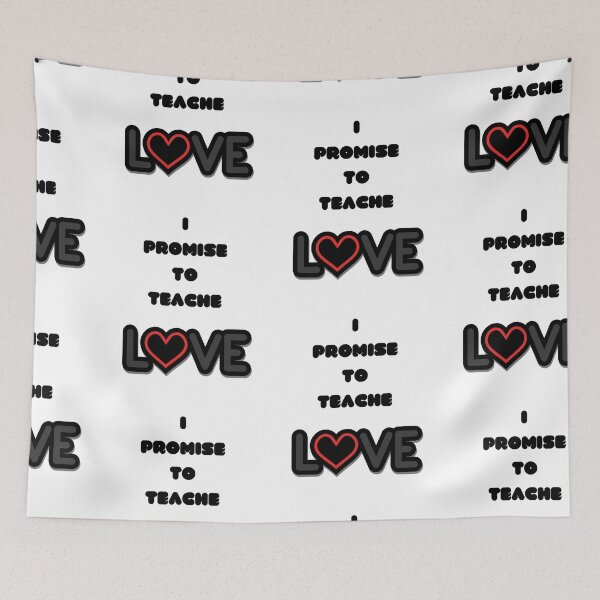 Item preview, I PROMISE TO TEACH LOVE  designed and sold by Artloverperson1.