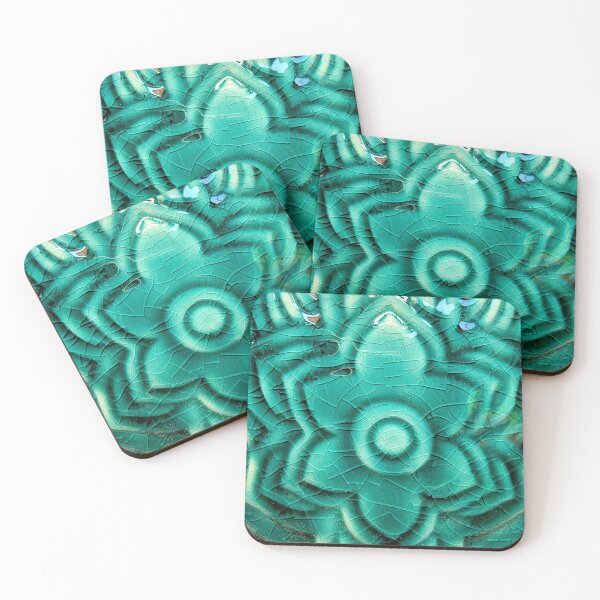 Item preview, Green flower glass designed and sold by KristenRising.