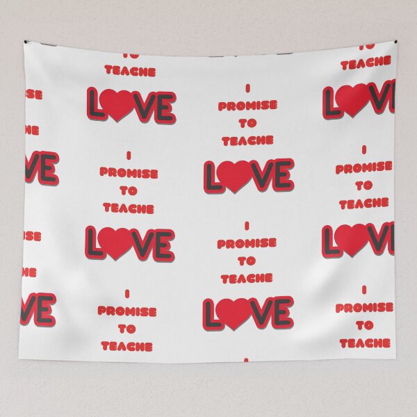 Item preview, I PROMISE TO TEACH LOVE  designed and sold by Artloverperson1.