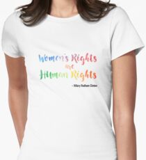 Human Rights Women's Fitted T-Shirt