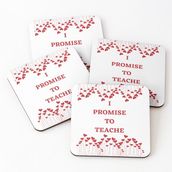 Item preview, I PROMISE TO TEACH LOVE  designed and sold by Artloverperson1.