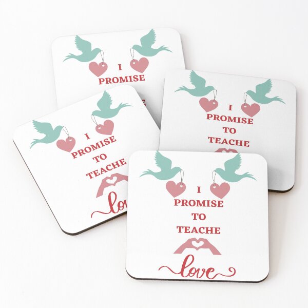 Item preview, I PROMISE TO TEACH LOVE  designed and sold by Artloverperson1.