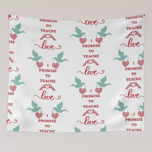 Item preview, I PROMISE TO TEACH LOVE  designed and sold by Artloverperson1.