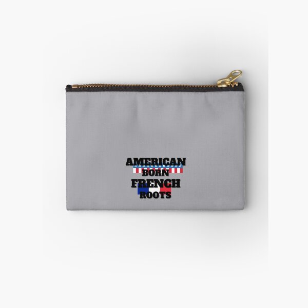 Item preview, American Born French Roots Perfect Gift Simple Bold Title American stars and Stripes French Colors designed and sold by NelleD.