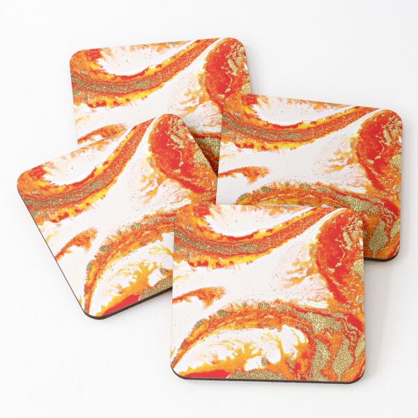 Item preview, Red And Gold Regal Fancy Marble Design designed and sold by Piper-Deals.