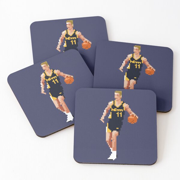 Item preview, Detlef Schrempf Pixel Dribble Qiangy designed and sold by qiangdade.