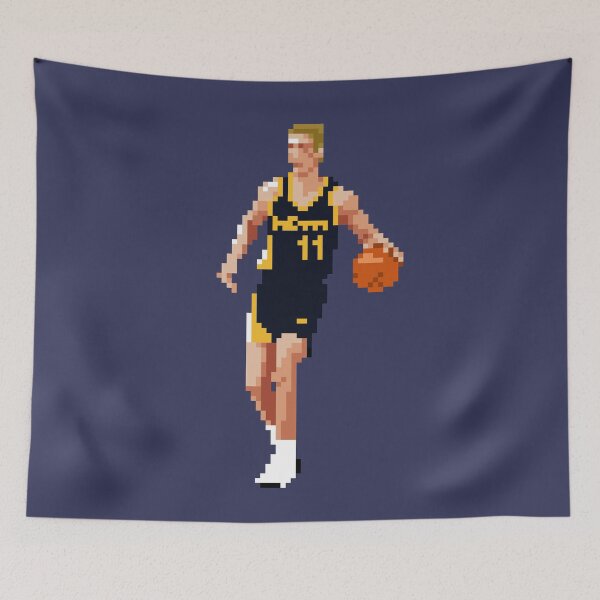 Item preview, Detlef Schrempf Pixel Dribble Qiangy designed and sold by qiangdade.