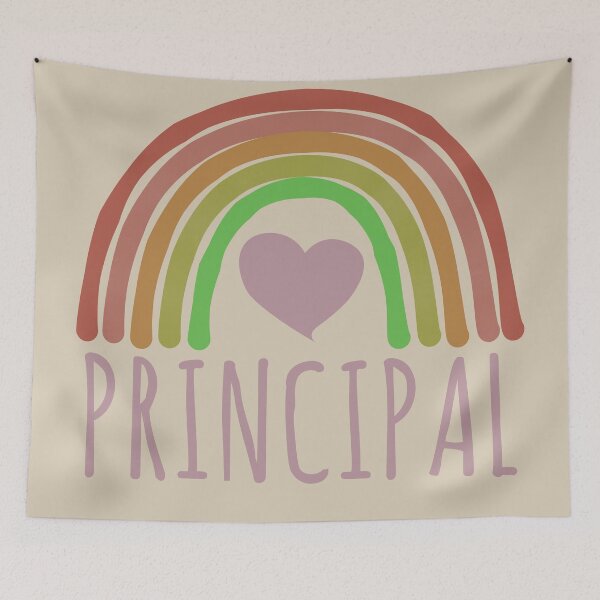 Item preview, Principal Vintage Rainbow with Heart designed and sold by FiaFiaPress.