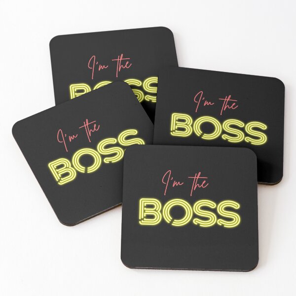 Item preview, I'm not Bossy, I'm the BOSS yellow neon designed and sold by yashik.