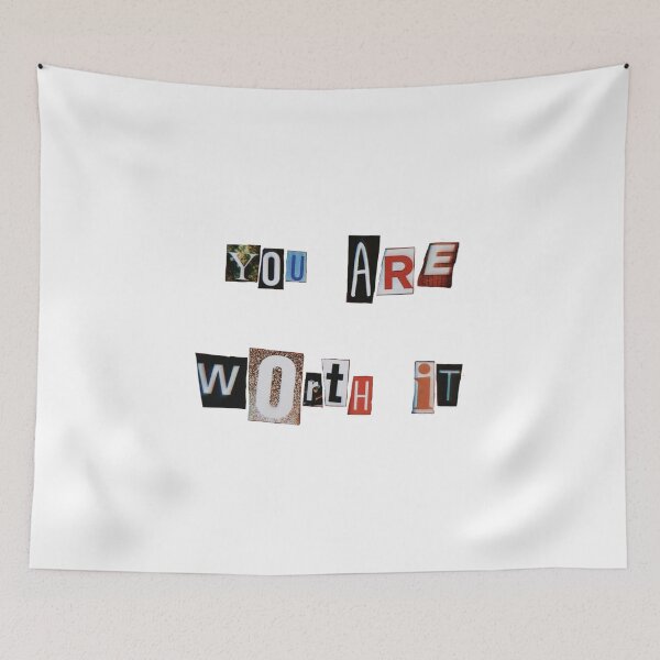 Item preview, You Are Worth It designed and sold by Isyaxem.