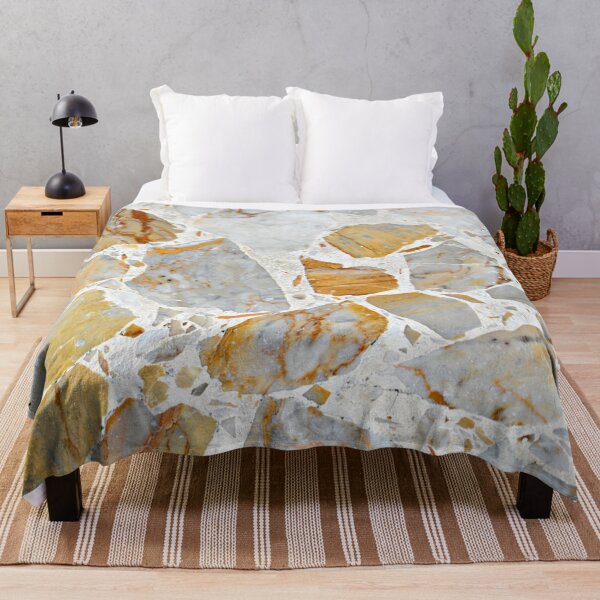 Item preview, Orange And Grey Vintage Stone Marble Design designed and sold by Piper-Deals.