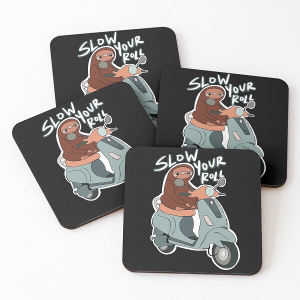 Item preview, Slow your roll sloth moped bike designed and sold by Cedarrue.