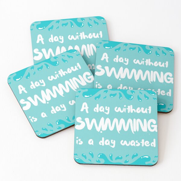 Item preview,  A day without swimming is a day wasted designed and sold by Wildflow Creations.