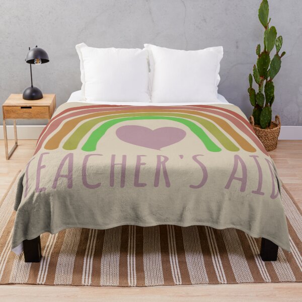 Item preview, Teacher's Aid Vintage Rainbow with Heart designed and sold by FiaFiaPress.