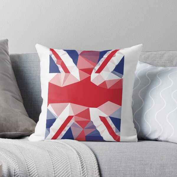 Union Flag / British Flag / Football Flag / Euros Throw Pillow
