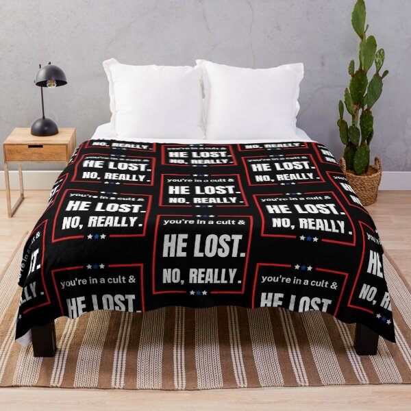 Item preview, You're In A Cult And He Lost No Really Anti Donald Trump designed and sold by RayanDesigns.