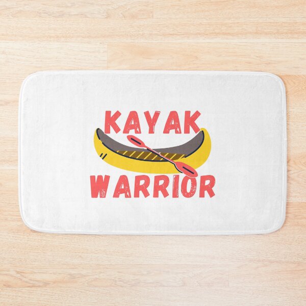 Item preview, Kayak Warrior - Kayak Lover Red Colored Text white background designed and sold by IrinchiDE.