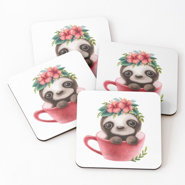 Item preview, Cute sloth in a cup designed and sold by Pavnud.