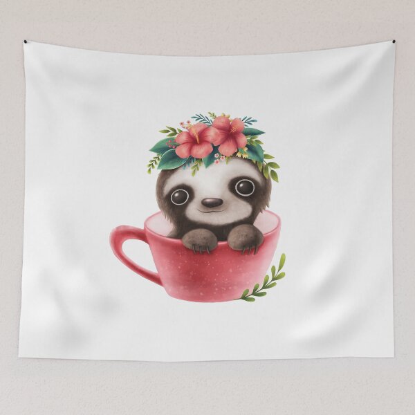 Item preview, Cute sloth in a cup designed and sold by Pavnud.