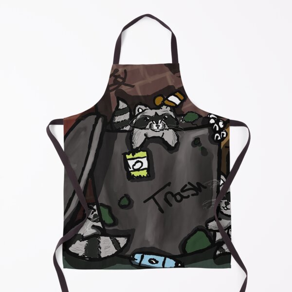 Item preview, Raccoons in a trash can designed and sold by Crazedbroom.